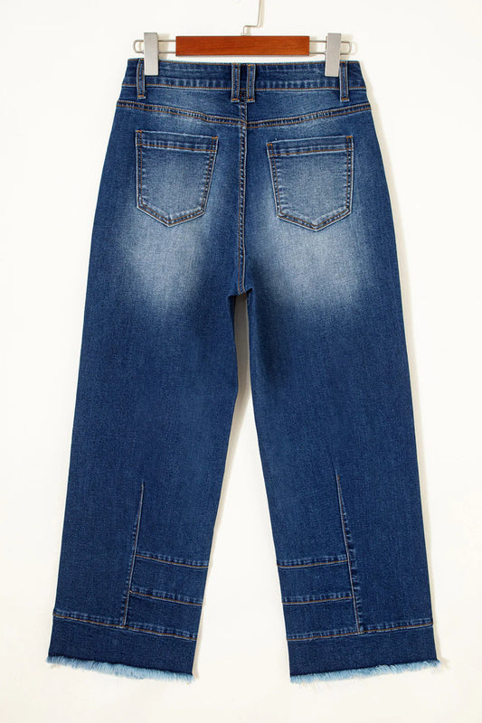 Seam Detail Barrel Jeans