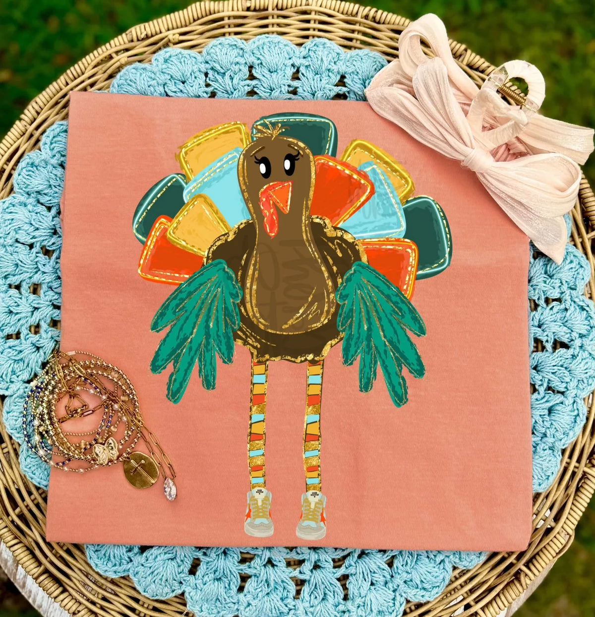 Long Legged Turkey Graphic Tee