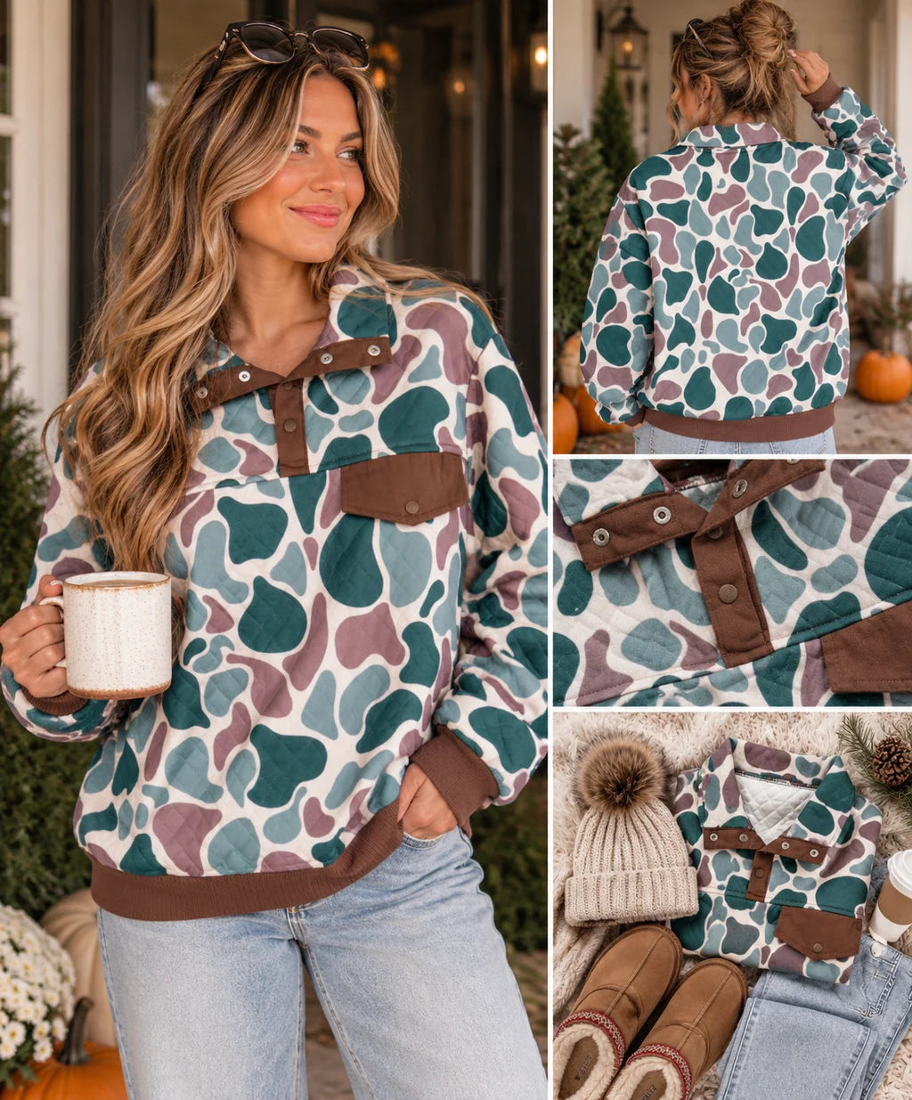 *PREORDER* Retro Camo Pullover