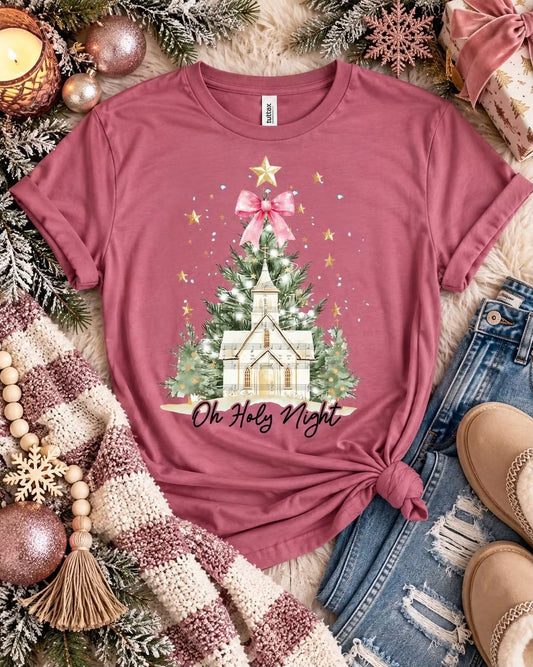 Tultex O Holy Night Graphic Tee
